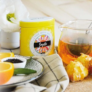 Thé noir bio rhum, vanille, orange