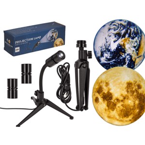 Lampe de projection led terre et lune
