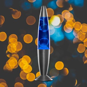 Lampe lave la belle bleue ! 30 cm