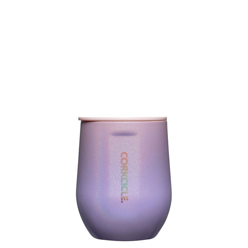 Corkcicle - Mug isotherme 35cl -violet pailleté