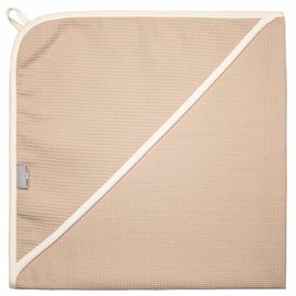 Cape de bain bébé nid d'abeille coton