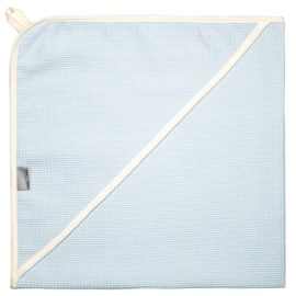 Cape de bain bébé nid d'abeille coton