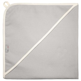 Cape de bain bébé nid d'abeille coton