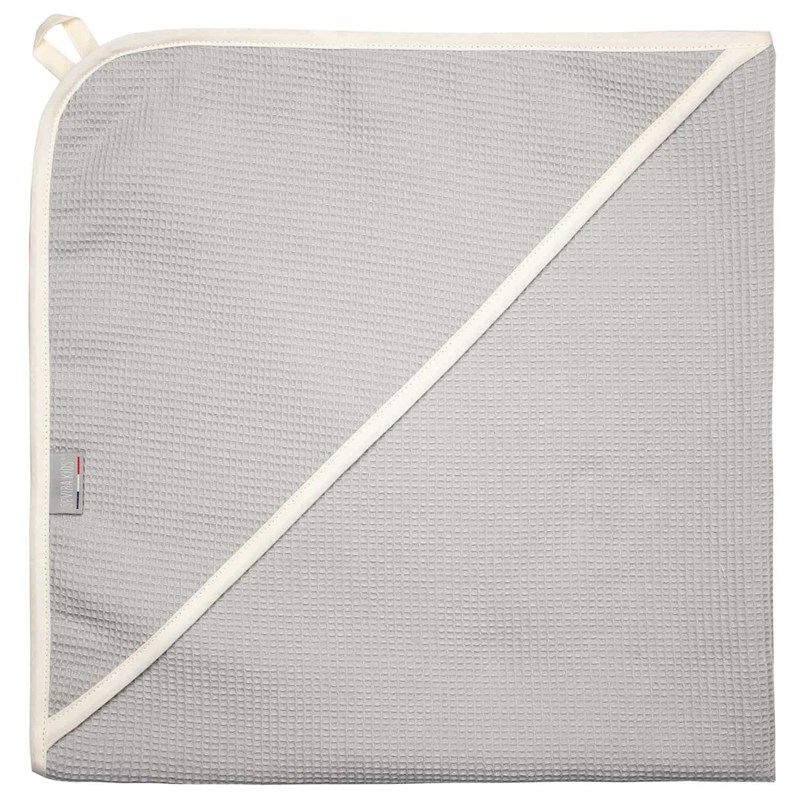 Cape de bain bébé nid d'abeille coton