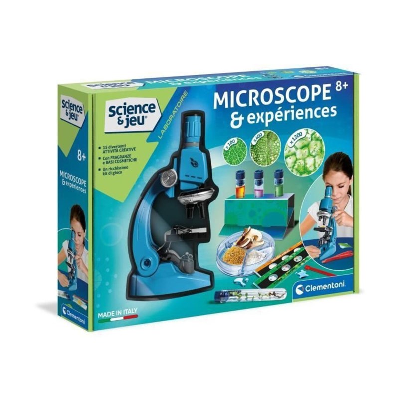 Clementoni - Microscope  et expériences - x 1200