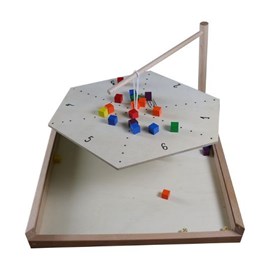 Jeu géant en bois - plateau infernal