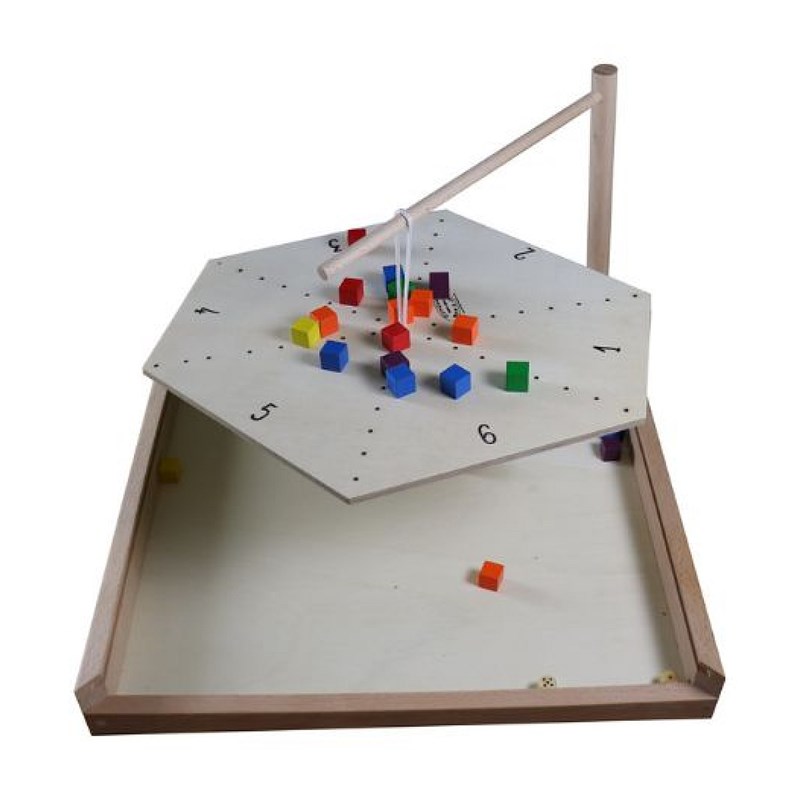 Jeu géant en bois - plateau infernal