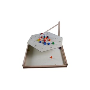 Jeu géant en bois - plateau infernal