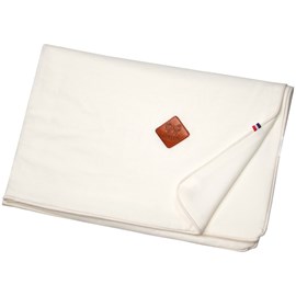 Couverture légère lin lavé écru 70 x