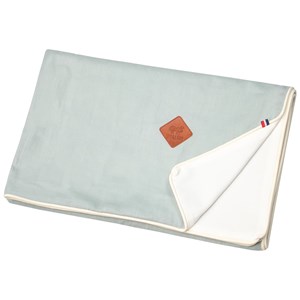 Couverture légère lin lavé vert de gris