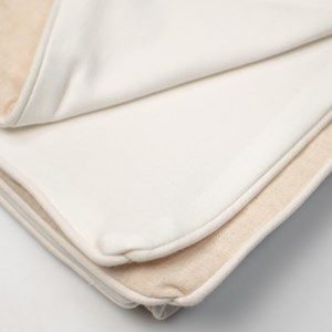 Couverture légère lin lavé beige 70 x