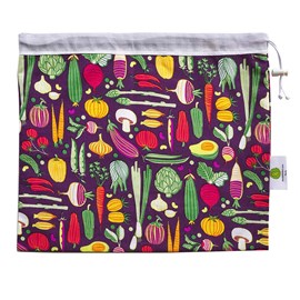 Sac à salade aubergine