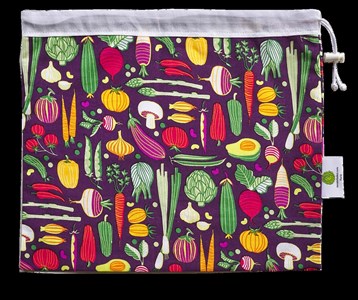 Sac à salades aubergine