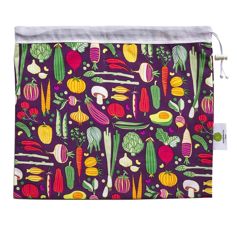 Sac à salade aubergine