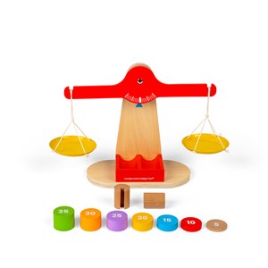 Jeu de balance en bois