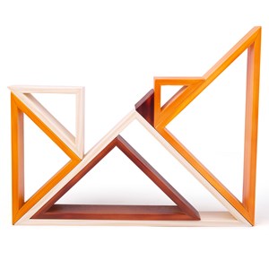 Triangles empilables en bois