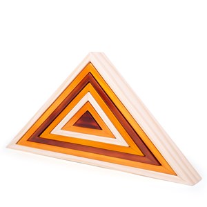 Triangles empilables en bois