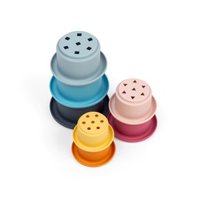 Gobelets empilables en silicone