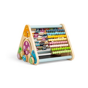 Centre d'activités triangulaire en bois