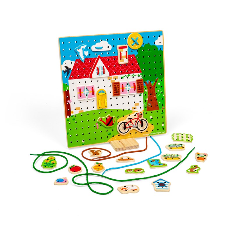 Bigjigs Toys - Jouet en forme de dentelle house