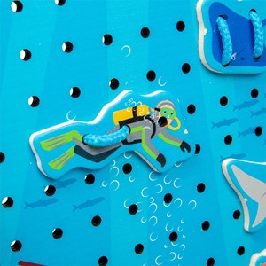 Jouet marin en forme de dentelle