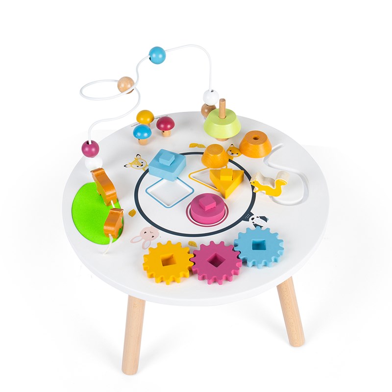 Bigjigs Toys - Table d'activités en bois pour animaux