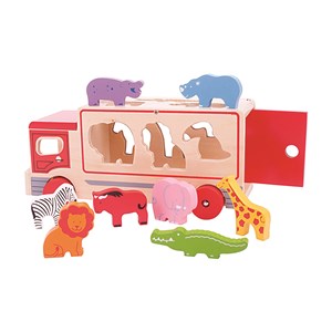 Jouet de camion de tri safari