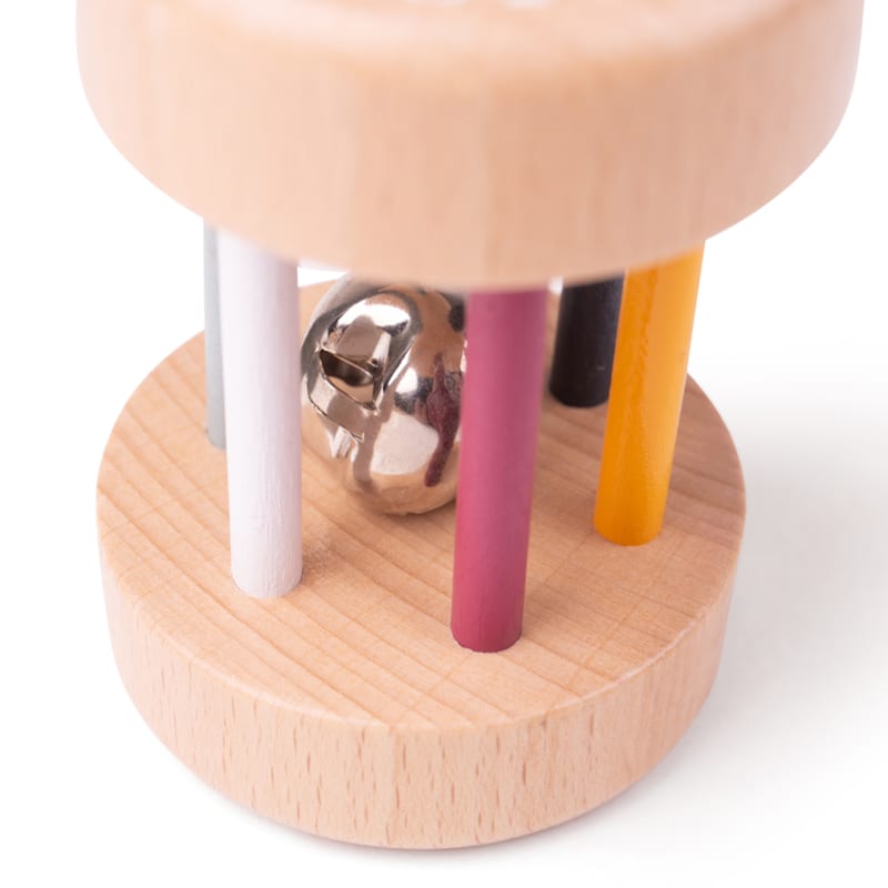 Hochet en bois (Bigjigs Toys) - Image 1