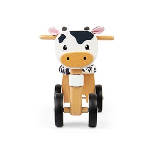 Wodoen ride on cow