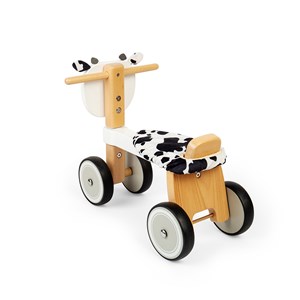 Wodoen ride on cow