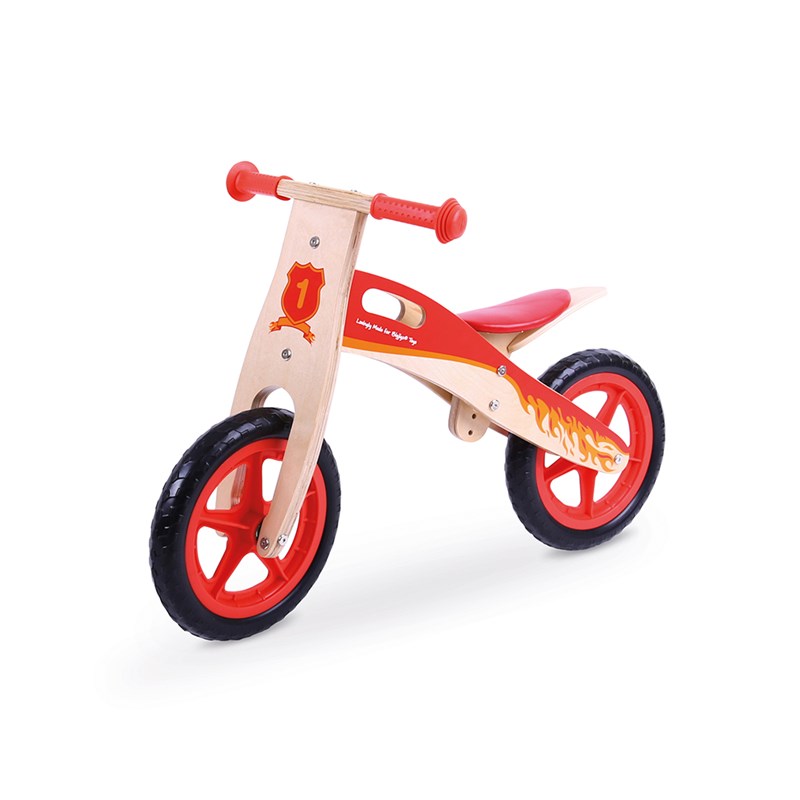 Bigjigs Toys - Mon premier vélo d'équilibre - rouge