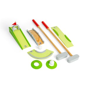 Ensemble de golf fou en bois