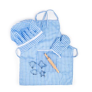 Ensemble de chef bleu pour enfants