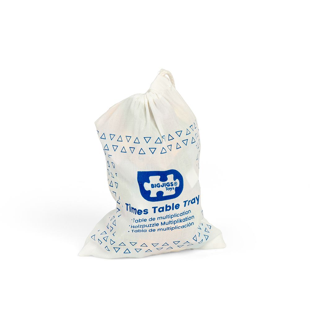 Boîte Tables De Multiplication En Bois - Jeu éducatif Enfant 3+ - 81 Pièces Colorées - Apprentissage Ludique