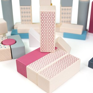 Tambour de 50 blocs de bois