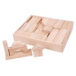 Grands blocs empilables en bois