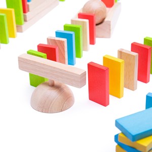 Jeu de course domino 110 pièces