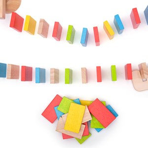Jeu de course domino 110 pièces