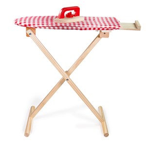 Planche à repasser en bois avec fer