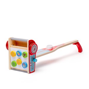 Aspirateur vertical en bois