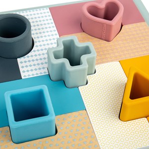 Jeu de puzzle et de formes 2 en 1