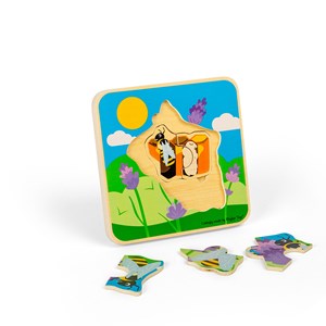 Puzzle du cycle de vie - abeille