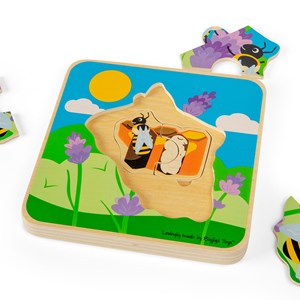 Puzzle du cycle de vie - abeille