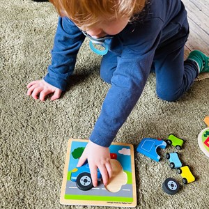 Gros puzzle à soulever - voiture
