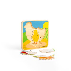 Puzzle du cycle de vie - poulet