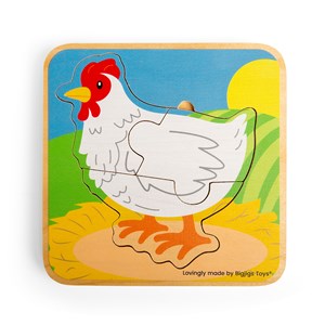 Puzzle du cycle de vie - poulet