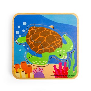 Puzzle du cycle de vie - tortue de mer