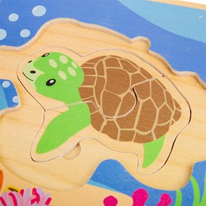 Puzzle du cycle de vie - tortue de mer