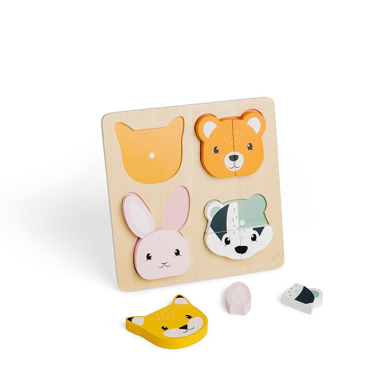 Bigjigs Toys - Puzzle de comptage des bois
