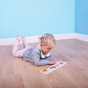 Puzzle de ferme à soulever et à assortir